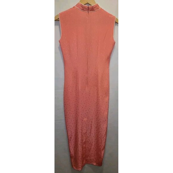 Cheongsam QiPao Silky* Asian Dress S/M Pink Tang Chinese New Year Lot Of 2 NWT* - Picture 4 of 13